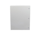 Gabinete de Acero IP66 Uso en Intemperie (800 x 1000 x 300 mm) con Placa Trasera Interior Metálica y Compuerta Inferior Atornillable (Incluye Chapas y Llaves T).