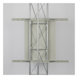 Soporte de Torre Universal / 30-80 cm Ancho / 50 kg Carga / 2.95 x 1.57 x 1.18 ft / Acero Inoxidable