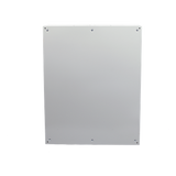 Gabinete de Acero IP66 Uso en Intemperie (800 x 1000 x 300 mm) con Placa Trasera Interior Metálica y Compuerta Inferior Atornillable (Incluye Chapas y Llaves T).