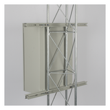 Soporte de Torre Universal / 30-80 cm Ancho / 50 kg Carga / 2.95 x 1.57 x 1.18 ft / Acero Inoxidable