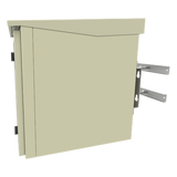 Gabinete para Poste/Torre/Pared de Exterior con Ventiladores y Termostato con Rack de 19" de 9 U.