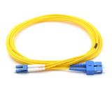 Jumper de Fibra Óptica Monomodo OS2 LC/UPC-SC/UPC Duplex 2m - Fibralink