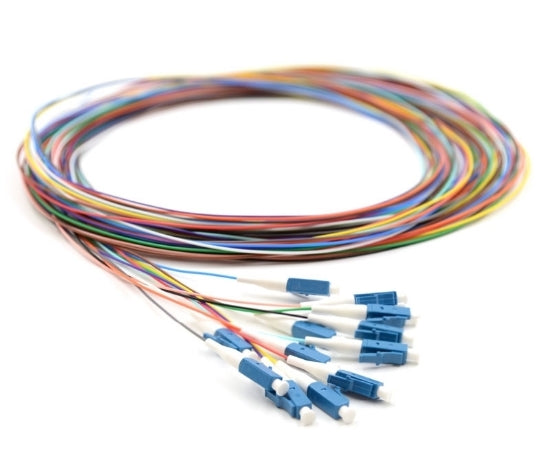 Kit de 12 Pigtails LC Monomodo 9/125 OS2 2m