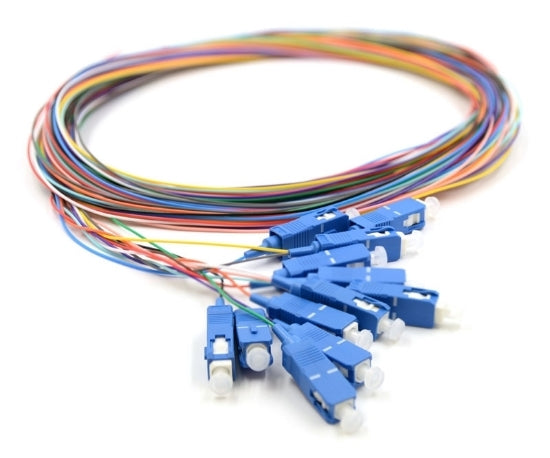 Kit de 12 Pigtails SC/UPC Monomodo G657A1 2m