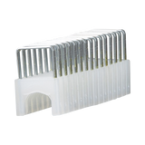 Paquete de 300 Grapas con Aislamiento,  para Cables Coaxiales (RG59, RG6/6Q) y de Datos (CAT3/5e/CAT6/6A) de hasta 5/16'' × 5/16'' (8 mm × 8 mm) de tamaño.