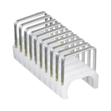 Paquete de 300 Grapas con Aislamiento,  para Cables NM (Romex®) como 14/3, 14/3G, 12/3 y otros cables de hasta 11/32'' × 19/32'' (9 mm × 15 mm).