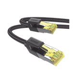 Cable Ethernet Cat7 CLASSâ… F/FTP Redondo con Malla de Nylon 1 Metro