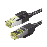 Cable Ethernet Cat7 CLASSâ… F/FTP Redondo con Malla de Nylon 1 Metro