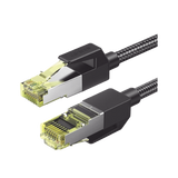 Cable Ethernet Cat7 CLASSâ… F/FTP Redondo con Malla de Nylon 5 Metros