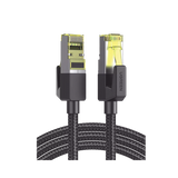 Cable Ethernet Cat7 CLASSâ… F/FTP Redondo con Malla de Nylon 5 Metros