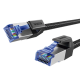 Cable Ethernet Cat8 CLASSâ… F/FTP Redondo con Malla de Nylon 2 Metros