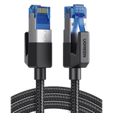 Cable Ethernet Cat8 CLASSâ… F/FTP Redondo con Malla de Nylon 2 Metros