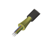 Cable de Fibra Óptica de 4 hilos, Interior/Exterior, Tight Buffer, No Conductiva (Dielectrica), Plenum, Monomodo OS2, 1 Metro