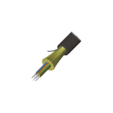 Cable de Fibra Óptica de 6 hilos, Interior/Exterior, Tight Buffer, No Conductiva (Dielectrica), Plenum, Monomodo OS2, 1 Metro