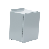 Gabinete de Bisagra Continua NEMA 12; IP66 de Uso en Intemperie, 305 x 254 x 203 mm, De Acero, Color Gris