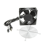 Ventilador Axial Compacto, de 4 Pulgadas, 100 CFM, 115 Vca, De Acero, Color Negro