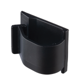Clip de Nylon 6.6 con Adhesivo, Para Cables de Hasta 15.8 mm de Diámetro, Uso Interior/Exterior, Color Negro, Paquete de 100pz