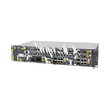 OLT Carrier Class Modular GPON, 2 Ranuras, Incluye 2 Tarjetas de Servicio de 16 puertos GPON, (32 Modulos GPON C+ Incluidos) 1 Fuente de CA, 2 UR, (Incluye Instalación de software UNM2000)