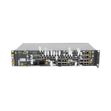 OLT Carrier Class Modular GPON, 2 Ranuras, Incluye 2 Tarjetas de Servicio de 16 puertos GPON, (32 Modulos GPON C+ Incluidos) 1 Fuente de CA, 2 UR, (Incluye Instalación de software UNM2000)
