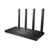 Router WiFi 6 AX 1500Mbps / MU-MIMO 2X2 y OFDMA / 1 Puerto WAN 10/100/1000 Mbps / 3 Puertos LAN 10/100/1000 Mbps / 4 Antenas / Conexión Inalámbrica OneMesh