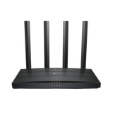 Router WiFi 6 AX 1500Mbps / MU-MIMO 2X2 y OFDMA / 1 Puerto WAN 10/100/1000 Mbps / 3 Puertos LAN 10/100/1000 Mbps / 4 Antenas / Conexión Inalámbrica OneMesh