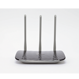 Router Inalámbrico doble banda AC, 2.4 GHz y 5 GHz Hasta 733 Mbps, 3 antenas externas omnidireccional, 4 Puertos LAN 10/100 Mbps, 1 Puerto WAN 10/100 Mbps