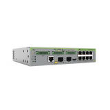 Switch Gigabit L3, 8 puertos 1000T PoE++, 2 puertos 100/1000X SFP, 3 puertos entrada DC