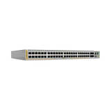 Switch inteligente de distribución o core, Stackeable, Capa 3, 24 x 1000 Mbps + 4 x SFP+ 10 G, Doble fuente de alimentación redundante
