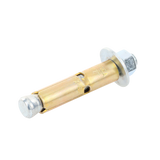 Kit de 4 Piezas de Taquete Tipo Barrenancla con Tornillo de 3/8" X 3" con Taquete de 1/2".