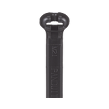 Cincho de Nylon 6.6 Dome-Top®, Con Lengüeta de Bloqueo de Acero Inoxidable, 620 mm largo x 7mm ancho, Color Negro, Exterior Resistente a Rayos UV, Paquete de 100pz