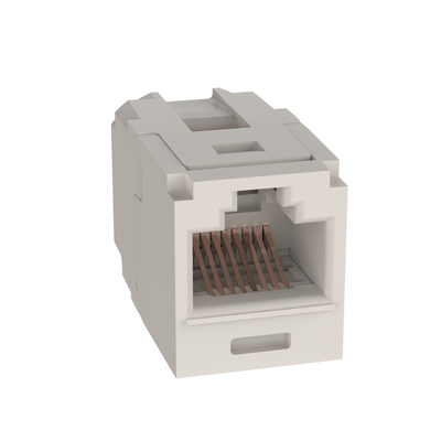 Módulo Acoplador RJ45 a RJ45, Mini-Com, Categoría 6, Color Blanco Mate ...