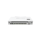 Cloud Core Router, CPU 9 Núcleos,7 Puertos Gigabit, 1 Combo TP/SFP, 1 puerto SFP+, 2 GB memoria y enfriamiento pasivo