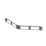 Patch Panel de Fibra Óptica, Para 4 Placas Acopladras FAP o FMP, Angulado, Color Negro, 1UR