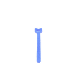Cincho de contacto,  color azul, 150 x 12mm (20pzs) (4300-02005)