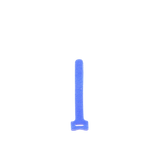 Cincho de contacto,  color azul, 150 x 12mm (20pzs) (4300-02005)