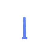 Cincho de contacto color azul, 210 x 16mm (20pzs) (4400-02005)
