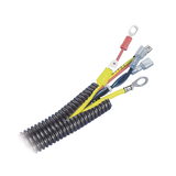 Tubo Corrugado Abierto para Protección de Cables, .75in (19.1 mm) de Diámetro, 30.5 m de Largo, Color Negro