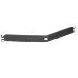Tapa Ciega Para Rack Estándar de 19in, Angulado, de Acero, 1UR, Color Negro