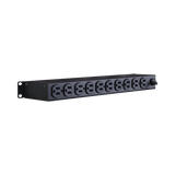 PDU Básico Para Distribución de Energía, Con 10 Tomas NEMA 5-15R Traseras, 1UR, 15 Amp, 120 Vca
