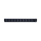 PDU Básico Para Distribución de Energía, Con 10 Tomas NEMA 5-15R Traseras, 1UR, 15 Amp, 120 Vca