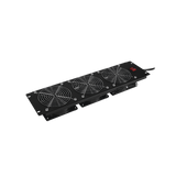 Kit de 3 Ventiladores para Montaje en Rack de 19 in, Alimentación 120 Vca con Plug NEMA 5-15P, 3 UR, Color Negro