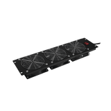 Kit de 3 Ventiladores para Montaje en Rack de 19 in, Alimentación 220 Vca con Plug IEC C14, 3 UR, Color Negro