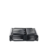 Organizador de Cables Horizontal CableTek, Sencillo (Solo Frontal), Para Rack de 19in, 2UR
