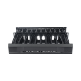 Organizador de Cables Horizontal CableTek, Sencillo (Solo Frontal), Para Rack de 19in, 2UR