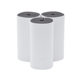 Kit de Router inalámbrico mesh Deco E4 para Hogar / Doble banda AC 1200  / 2 puertos 10/100 Mbps / Compatible con amazon alexa.