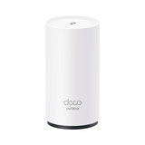 Router Inalámbrico MESH Exterior para Hogar / Doble Banda Wi-Fi 6 AX3000 Mbps / 2 Puerto Gigabit WAN/LAN / Puertos PoE 802.3 af/at Entrada / 2 Antenas Internas / Protección IP65 / Administración Mediante la App Deco (iOS, Android)