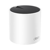 Router Inalámbrico MESH Interior para Hogar / Doble Banda Wi-Fi 6 AX3000 Mbps / 3 Puerto Gigabit WAN/LAN / 2 Antenas Internas / Administración Mediante la App Deco (iOS, Android) / Protección HomeShield