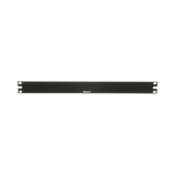 Tapa Ciega Para Rack Estándar de 19in, Plano, de Acero, 1UR, Color Negro
