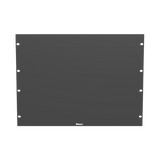 Tapa Ciega Para Rack Estándar de 19in, Plano, de Acero, 8UR, Color Negro