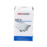 Bobina de Cable de 305 m (1000 ft) Cat 6 / 100% Cobre / Color Blanco / Uso en Interior / PVC